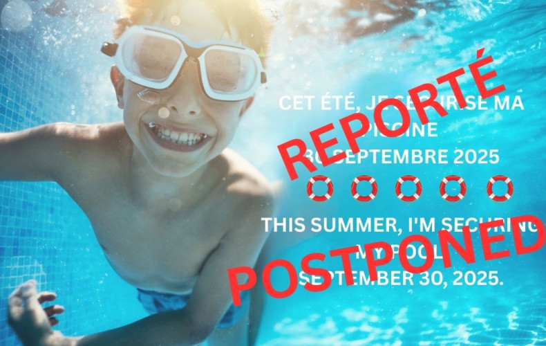 Postponed to Fall 2026 - This Summer, I'm Securing my Pool