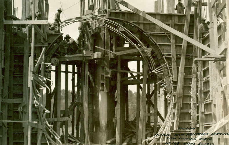 Commémoration du centenaire de la construction du barrage Paugan